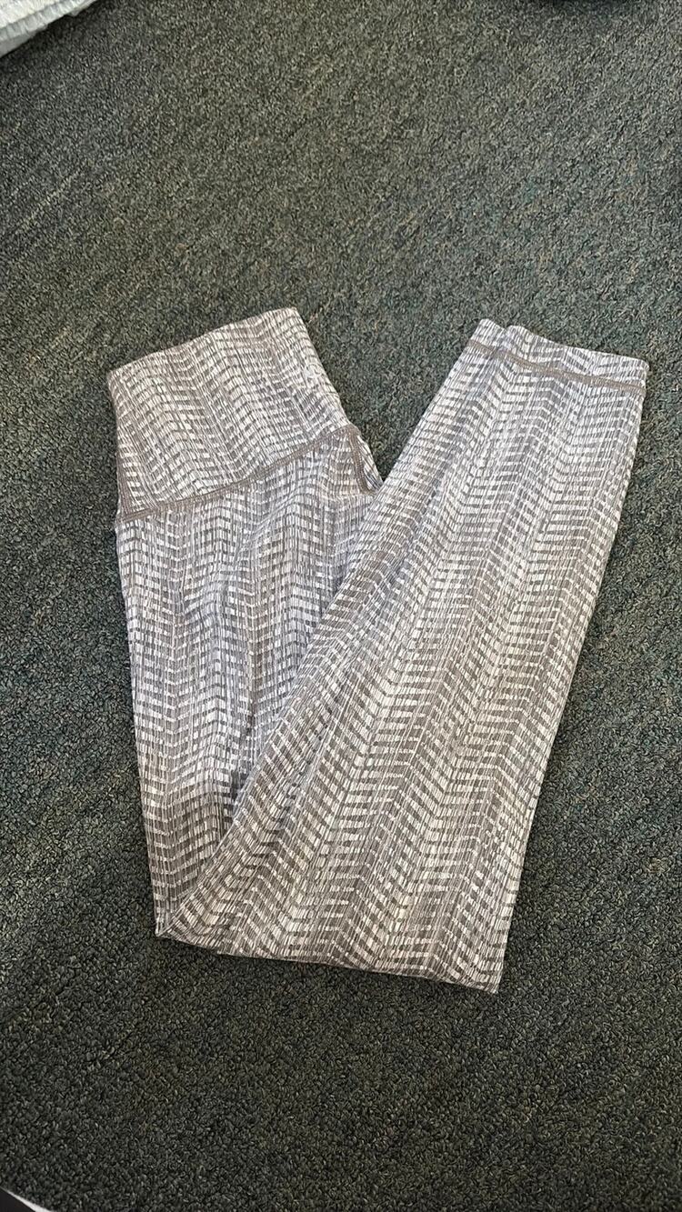 LULULEMON Grey Sweater Legging 25'